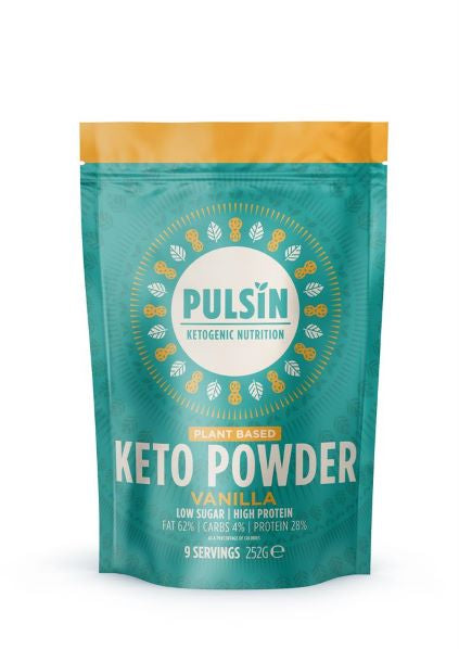 Pulsin Powder- Keto Protein- Vanilla 252g