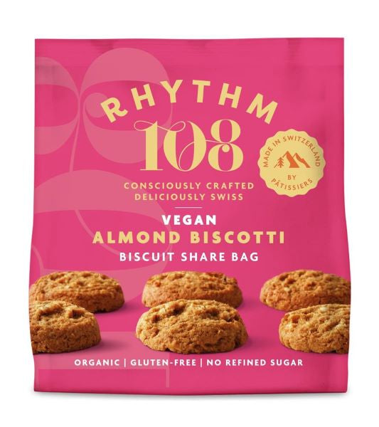 Rhythm 108 Biscuit Bag- Almond Biscotti 135g