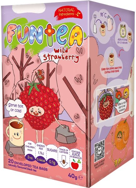 TET Funtea Kids- Wild Strawberry 20bags