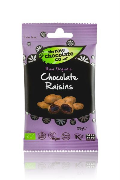 The Raw Chocolate Co. Chocolate Raisins 28g