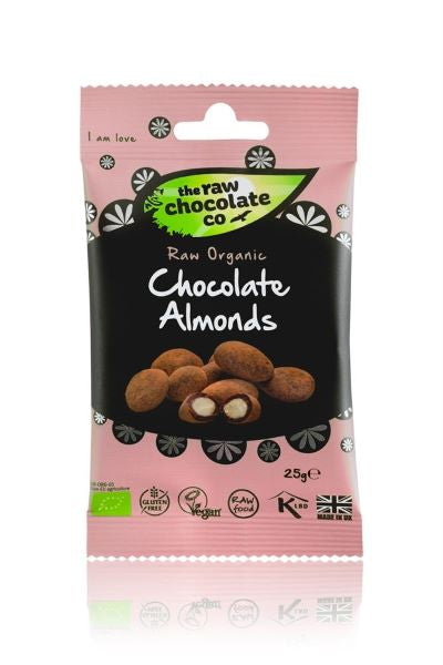 The Raw Chocolate Co. Chocolate Almonds 25g