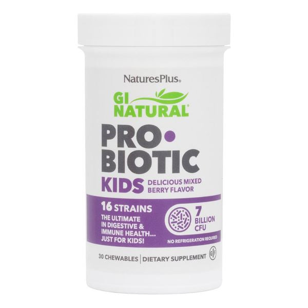 Natures Plus GI Natural ProBio Kids 30 Chews