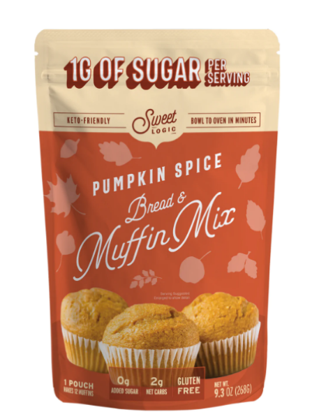 Load image into Gallery viewer, Sweet Logic Pumpkin Spice Bread &amp;amp; Muffin Mix 268g
