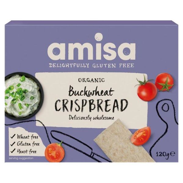 Load image into Gallery viewer, Amisa Buckwheat Crispbread 120g
