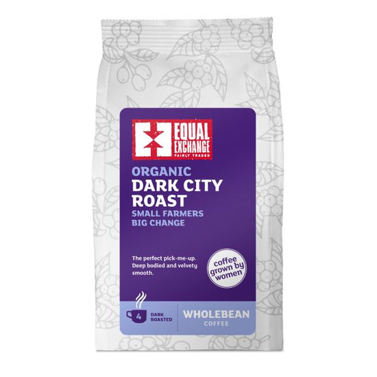 Equal Exchange Dark Roast Coffee Beans 227g