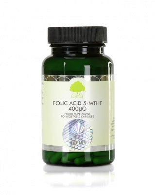 G&G Folic Acid (5-MTHF) 400µg - 120 Capsules