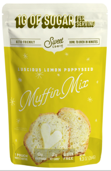 Sweet Logic Lemon Poppyseed Muffin Mix 264g