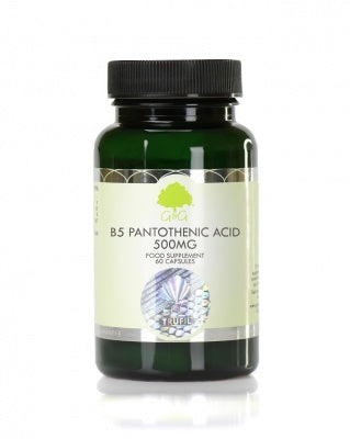 G&G Vitamin B5 Pantothenic Acid 500mg - 60 Capsules